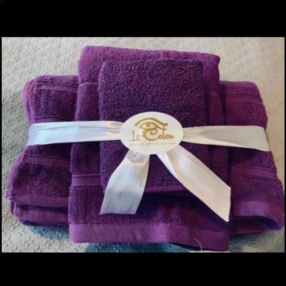 COPY - COPY - Egyptian Cotton Towel Set 2 Bath 2 Hand 6 Face towels
